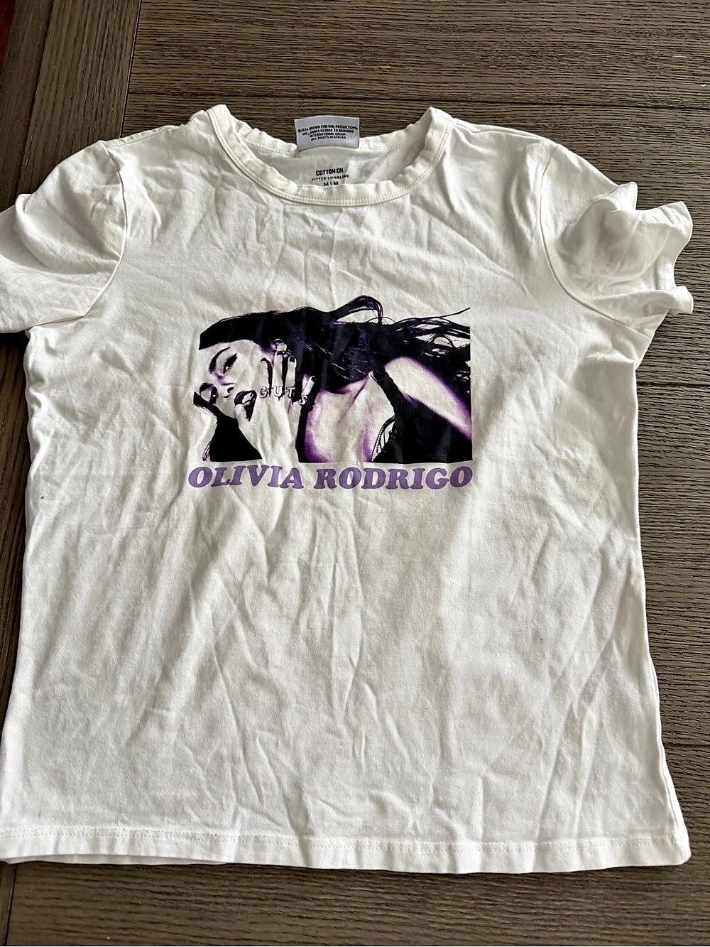 Olivia Rodrigo UO Exclusive Guts T-Shirt Dress OS M